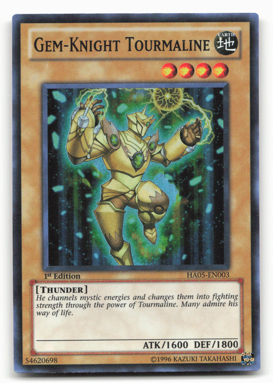 Hidden Arsenal 5: Steelswarm Invasion #HA05-EN003 Gem-Knight Tourmaline Holo