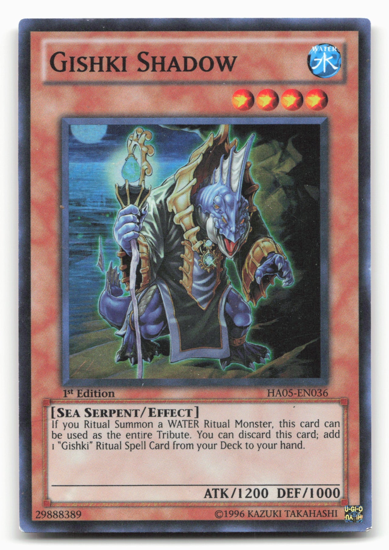 Hidden Arsenal 5: Steelswarm Invasion #HA05-EN036 Gishki Shadow Holo