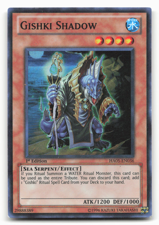 Hidden Arsenal 5: Steelswarm Invasion #HA05-EN036 Gishki Shadow Holo