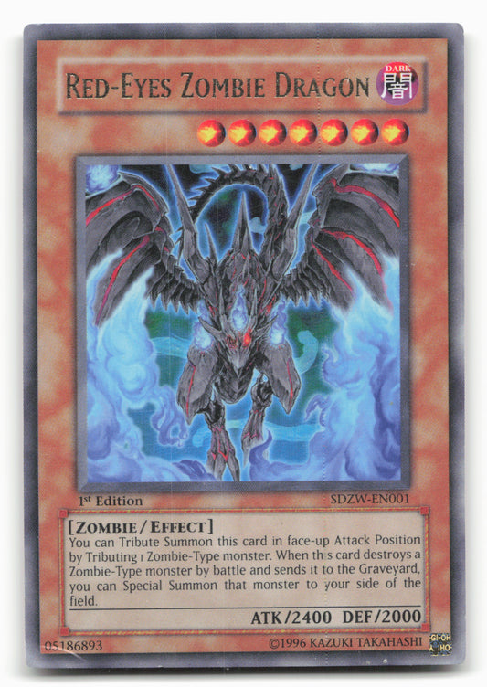 Structure Deck: Zombie World #SDZW-EN001 Red-Eyes Zombie Dragon Holo