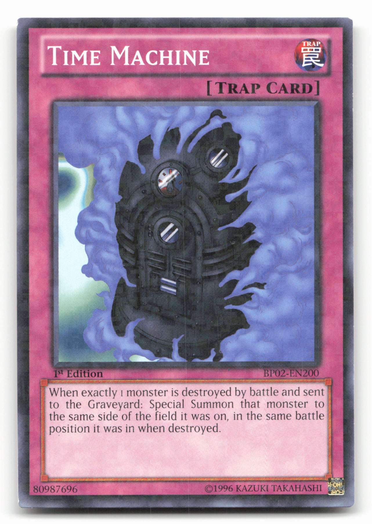 Battle Pack 2: War of the Giants #BP02-EN200 Time Machine (Mosaic Rare) Holo