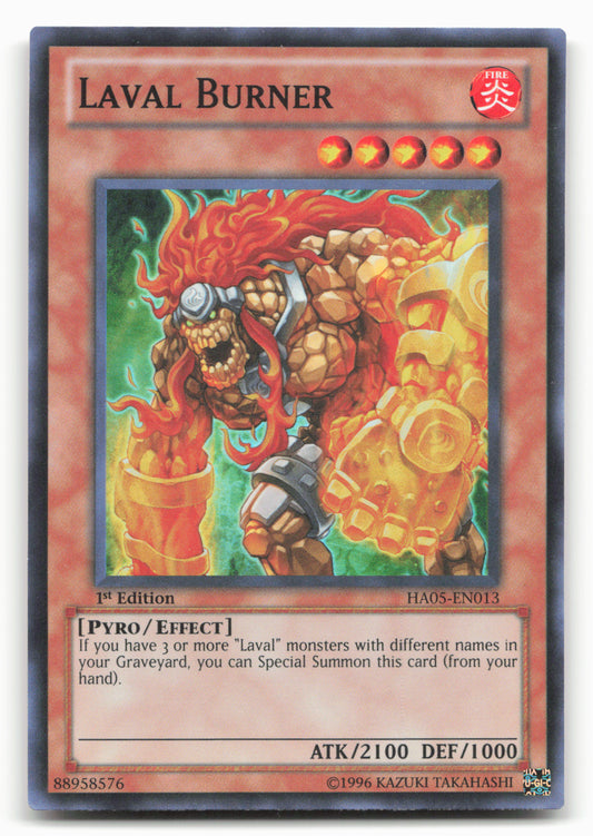Hidden Arsenal 5: Steelswarm Invasion #HA05-EN013 Laval Burner Holo