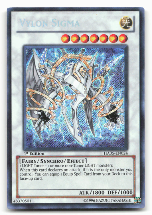 Hidden Arsenal 5: Steelswarm Invasion #HA05-EN024 Vylon Sigma Holo