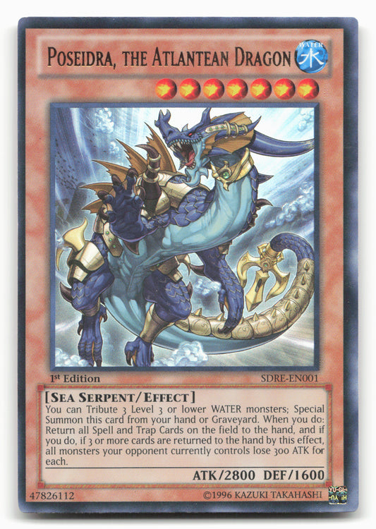 Structure Deck: Realm Sea Emperor #SDRE-EN001 Poseidra, the Atlantean Dragon