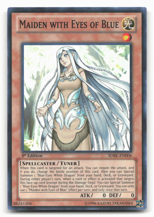 Saga of Blue-Eyes White Dragon #SDBE-EN006 Maiden with Eyes of Blue