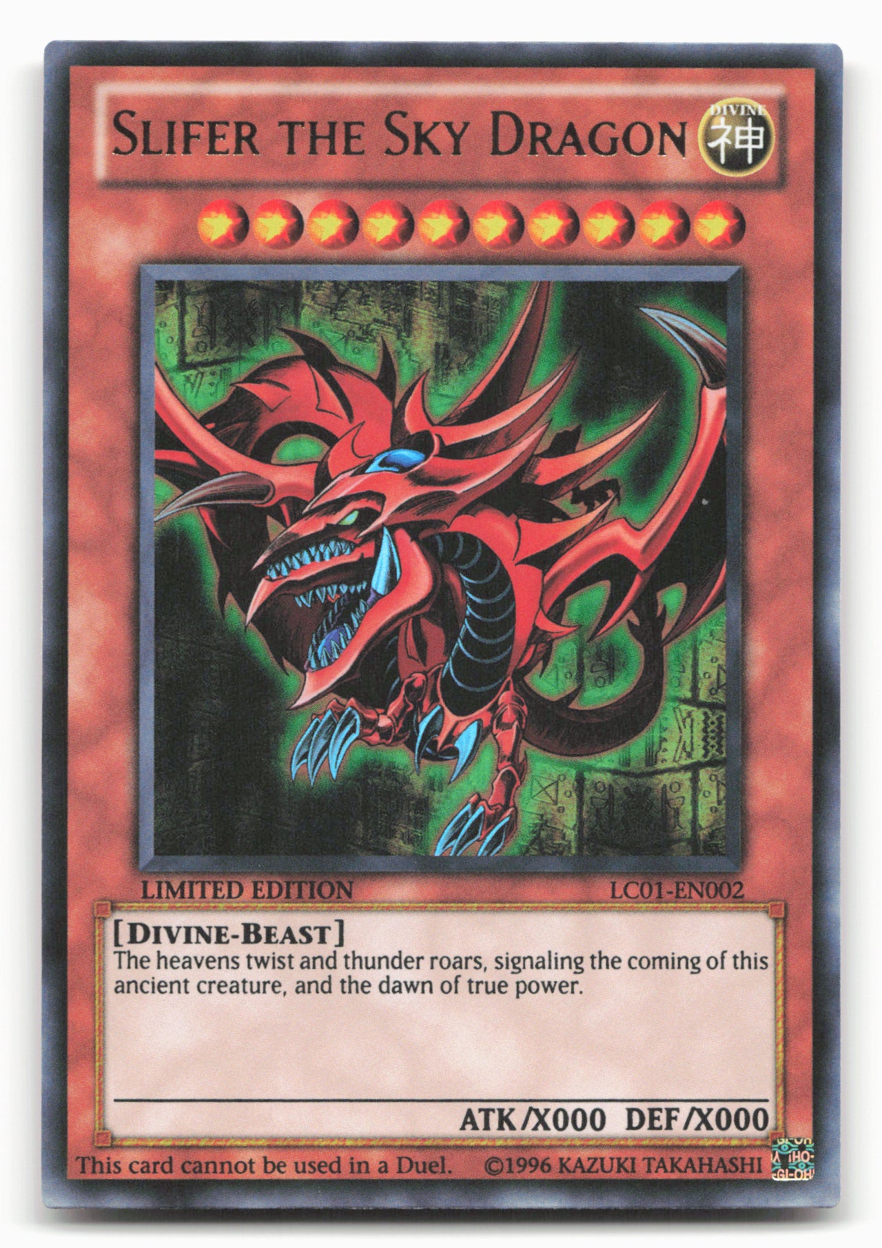 Legendary Collection 1 #LC01-EN002 Slifer the Sky Dragon