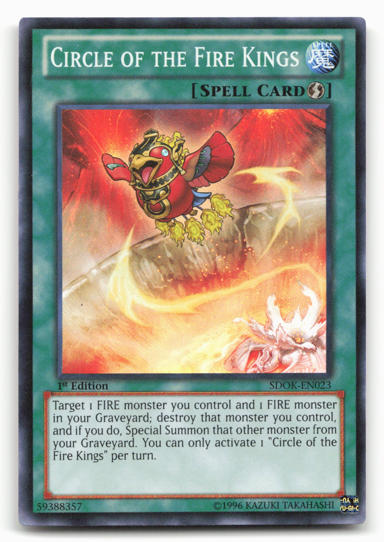 Structure Deck: Onslaught of the Fire Kings #SDOK-EN023 Circle of the Fire Kings