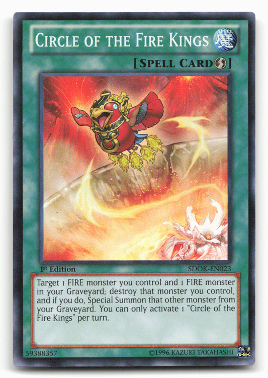 Structure Deck: Onslaught of the Fire Kings #SDOK-EN023 Circle of the Fire Kings