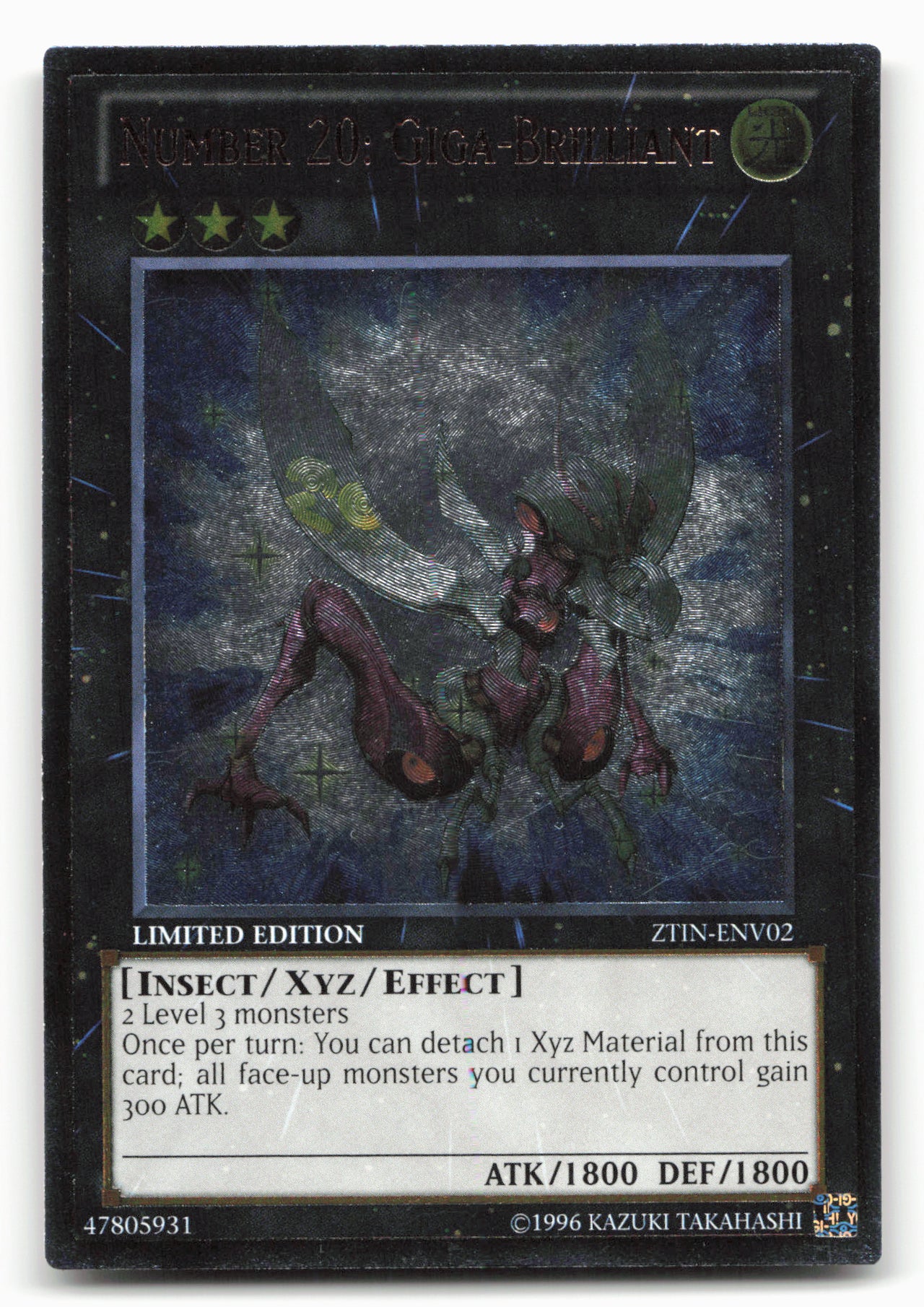 2013 Zexal Collection Tin #ZTIN-ENV02 Number 20: Giga-Brilliant (UTR)