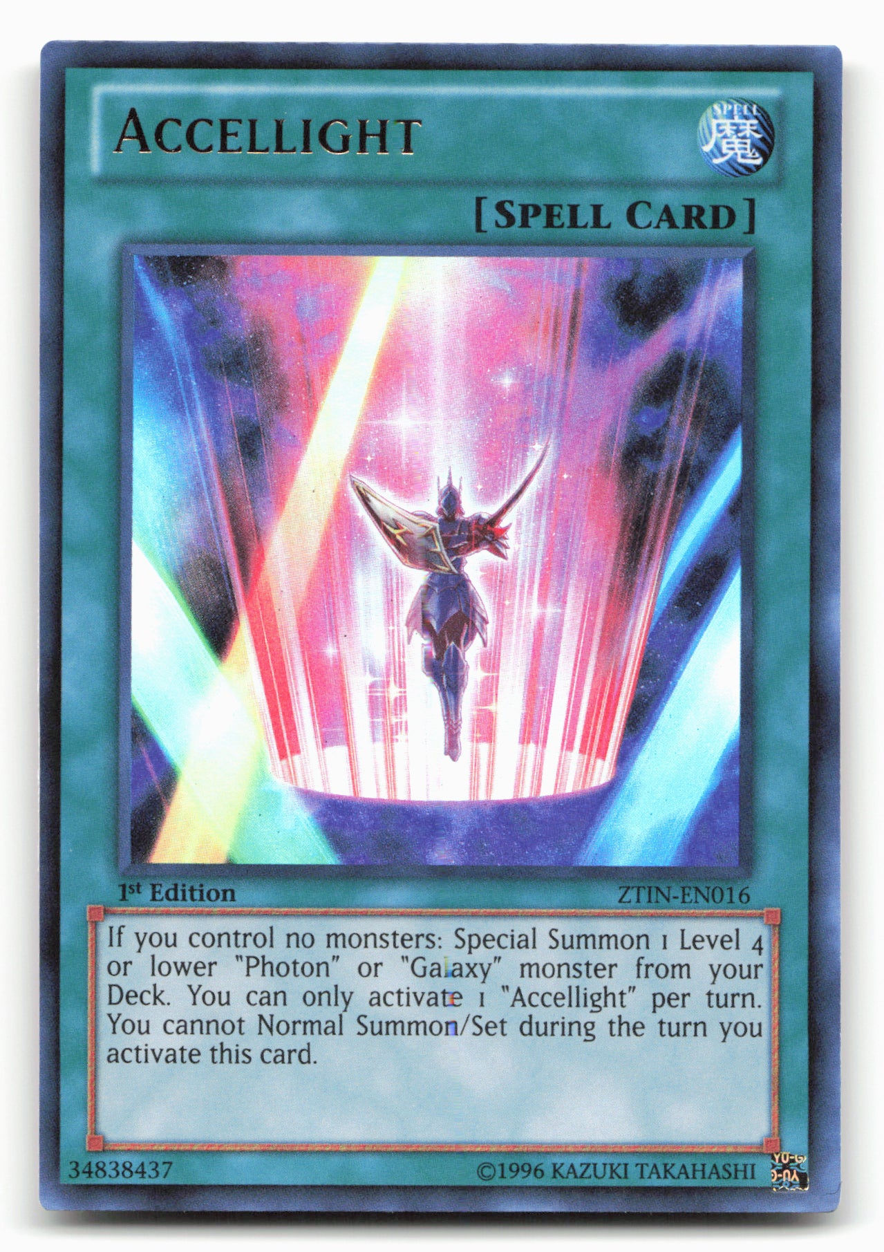 2013 Zexal Collection Tin #ZTIN-EN016 Accellight