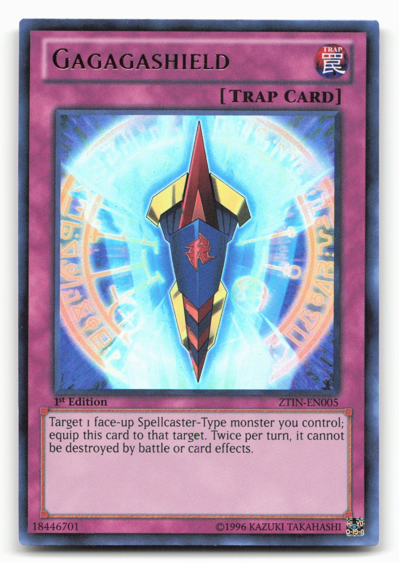 2013 Zexal Collection Tin #ZTIN-EN005 Gagagashield