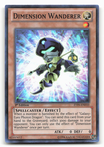 
2013 Zexal Collection Tin #ZTIN-EN010 Dimension Wanderer