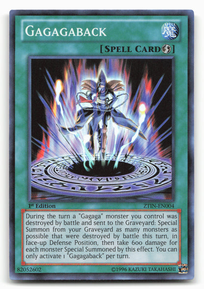 2013 Zexal Collection Tin #ZTIN-EN004 Gagagaback