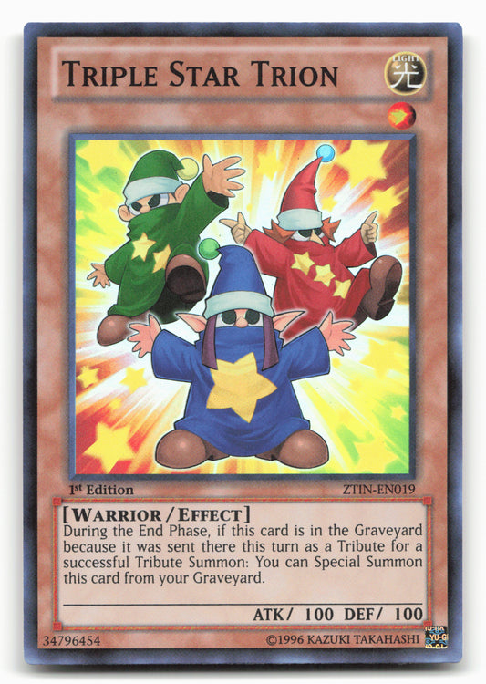2013 Zexal Collection Tin #ZTIN-EN019 Triple Star Trion