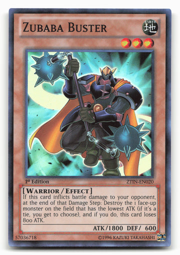 
2013 Zexal Collection Tin #ZTIN-EN020 Zubaba Buster