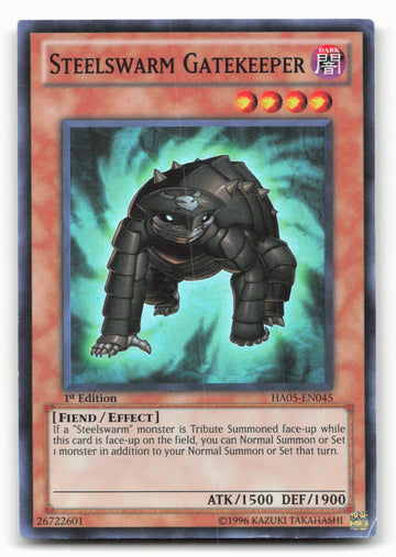 
Hidden Arsenal 5: Steelswarm Invasion #HA05-EN045 Steelswarm Gatekeeper
