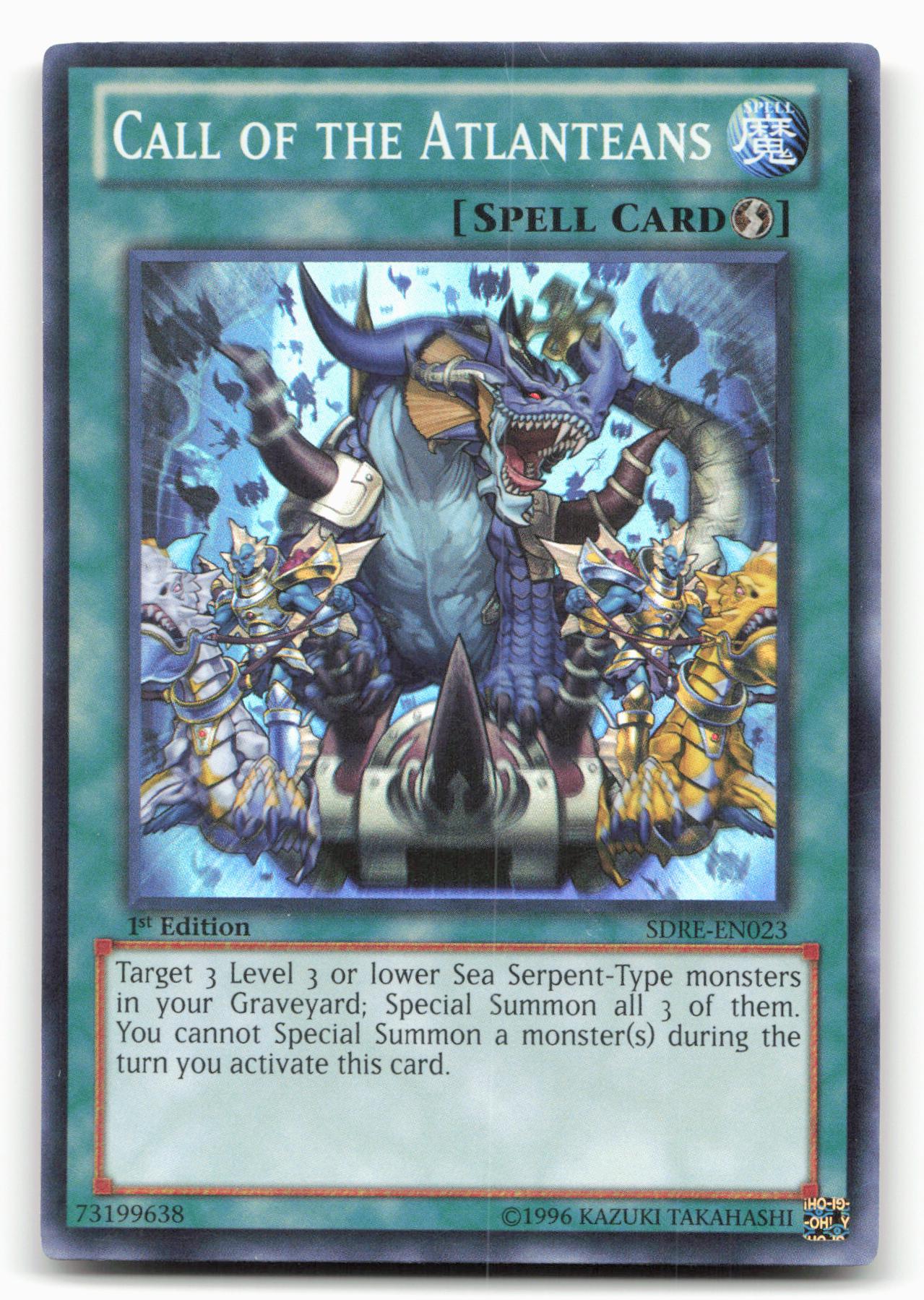 Structure Deck: Realm of the Sea Emperor #SDRE-EN023 Call of the Atlanteans