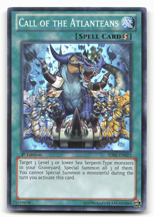 Structure Deck: Realm of the Sea Emperor #SDRE-EN023 Call of the Atlanteans