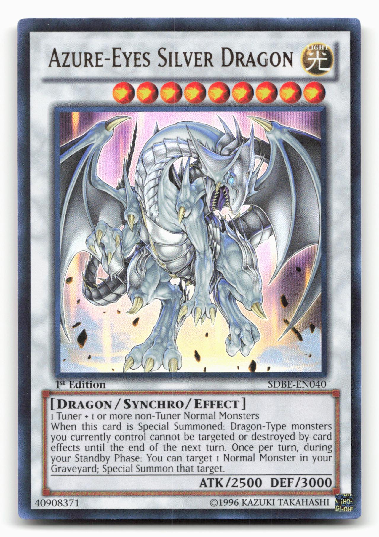Saga of Blue-Eyes White Dragon #SDBE-EN040 Azure-Eyes Silver Dragon