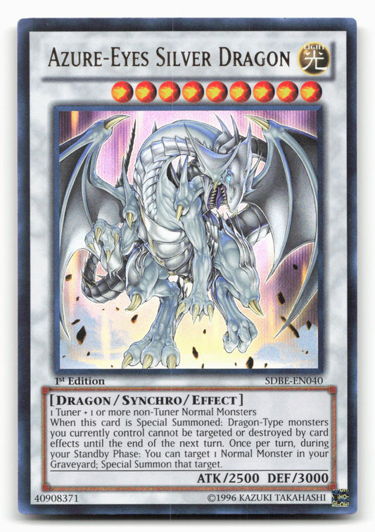 Saga of Blue-Eyes White Dragon #SDBE-EN040 Azure-Eyes Silver Dragon