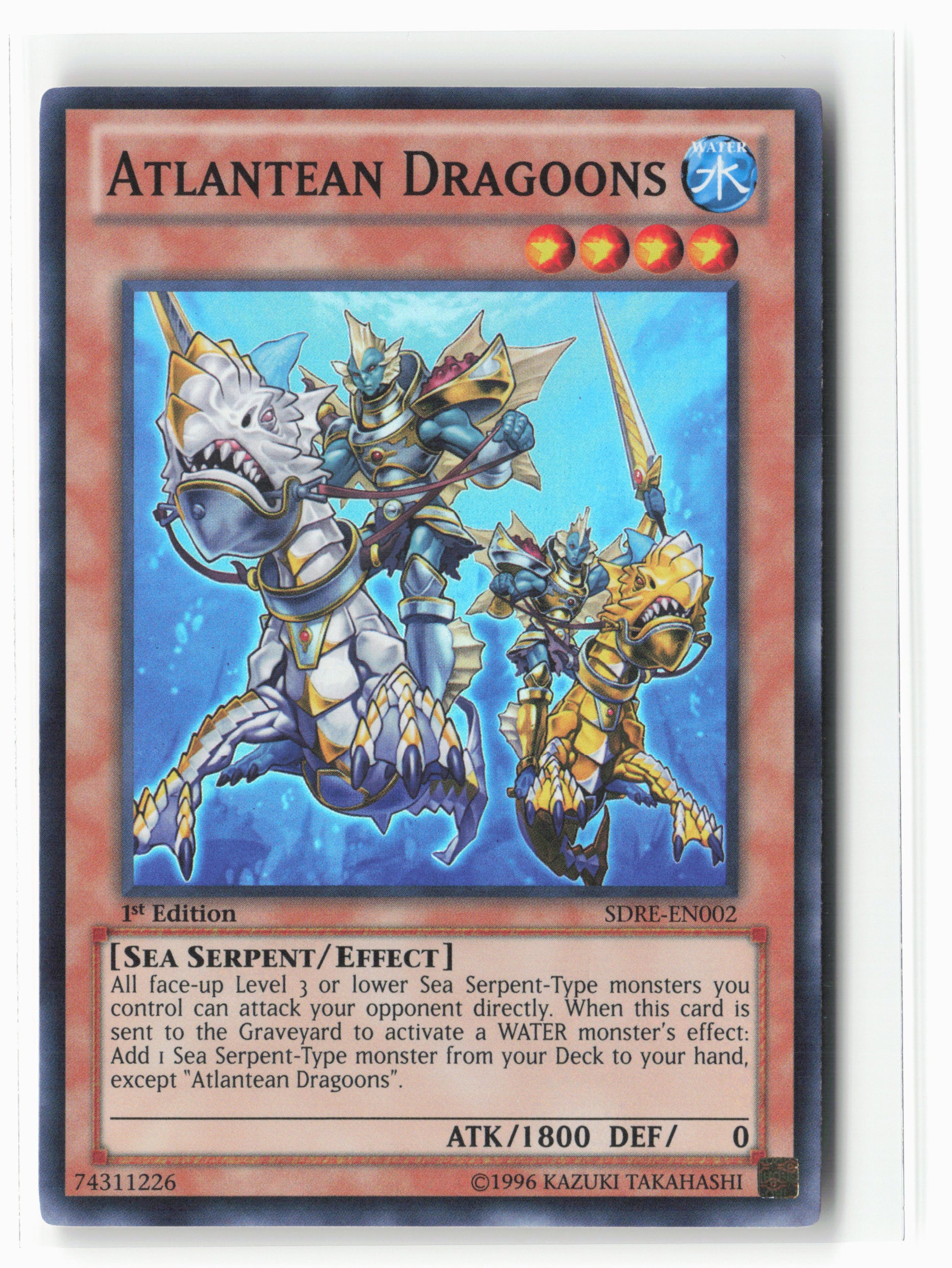 Structure Deck: Realm of the Sea Emperor #SDRE-EN002 Atlantean Dragoons