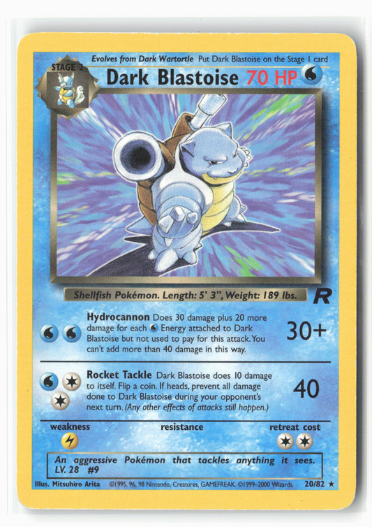 Team Rocket #20/82 Dark Blastoise (20) Non-Holo - 16037