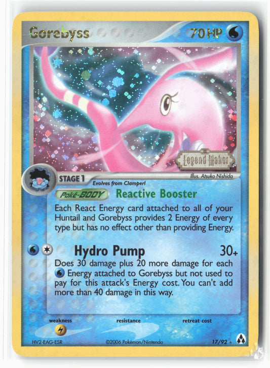 Legend Maker #17/92 Gorebyss Holo - Stamped - 16048