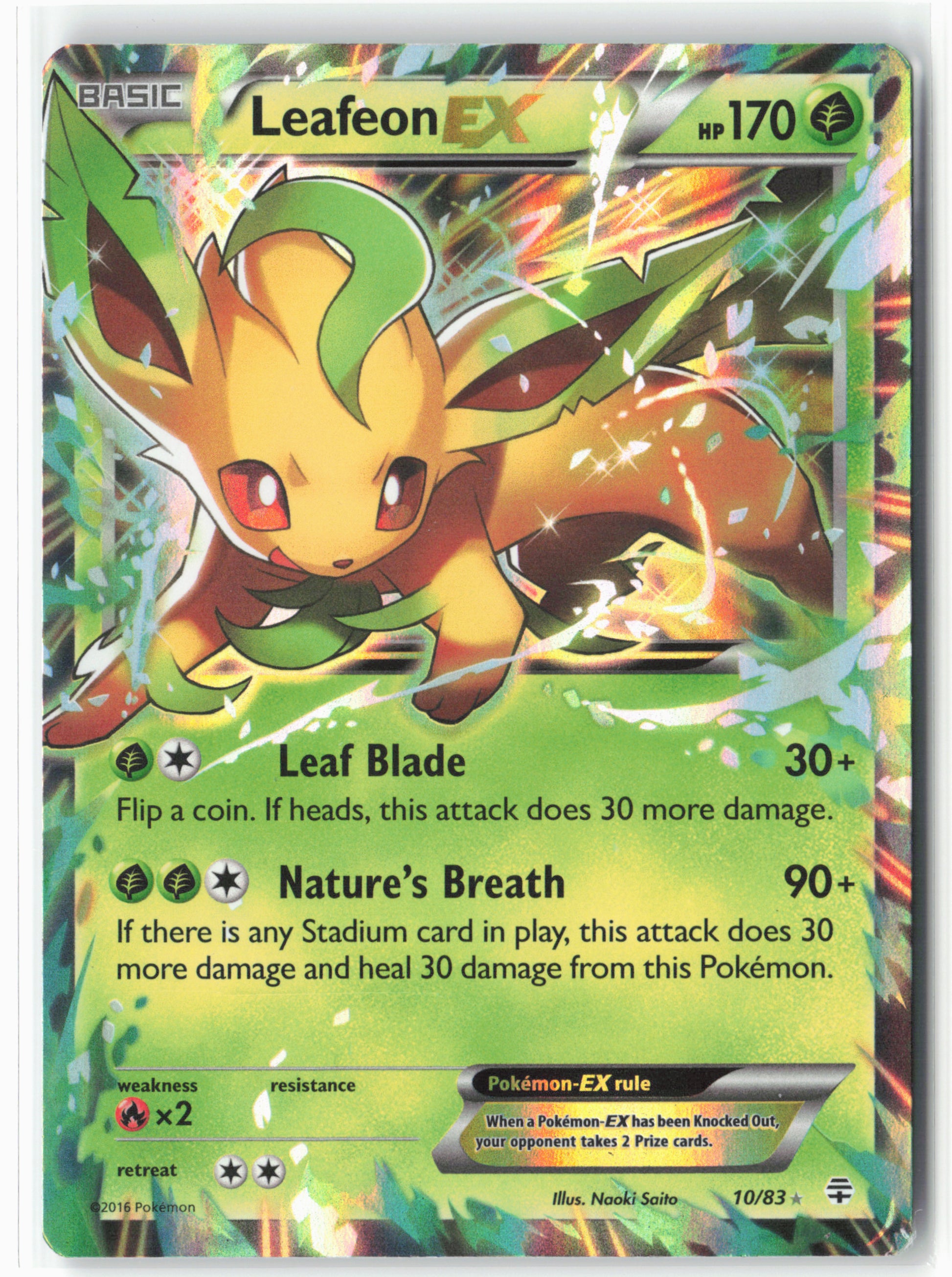 Generations #10/83 Leafeon EX Holo - 16049