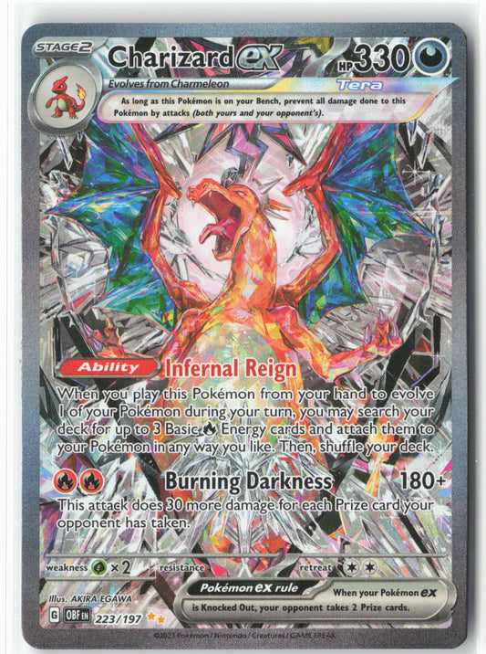 SV03: Obsidian Flames #223/197 Charizard ex Holo - 16059