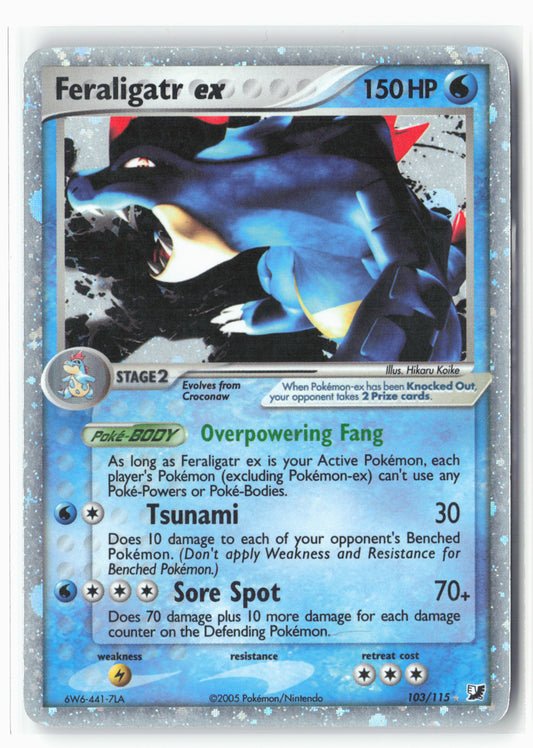 Unseen Forces #103/115 Feraligatr ex Holo - 16065