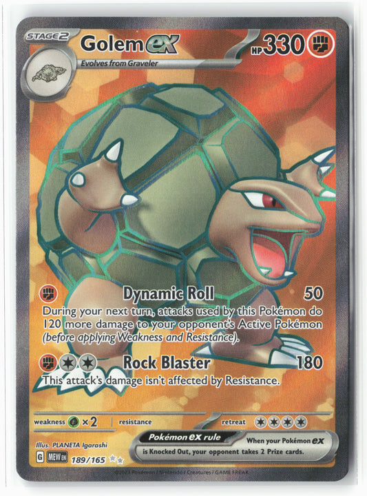 SV: Scarlet & Violet 151 #189/165 Golem ex Holo - 76069