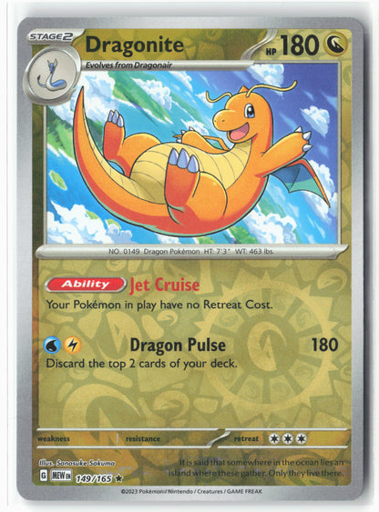 SV: Scarlet & Violet 151 #149/165 Dragonite Reverse Holo - 16071