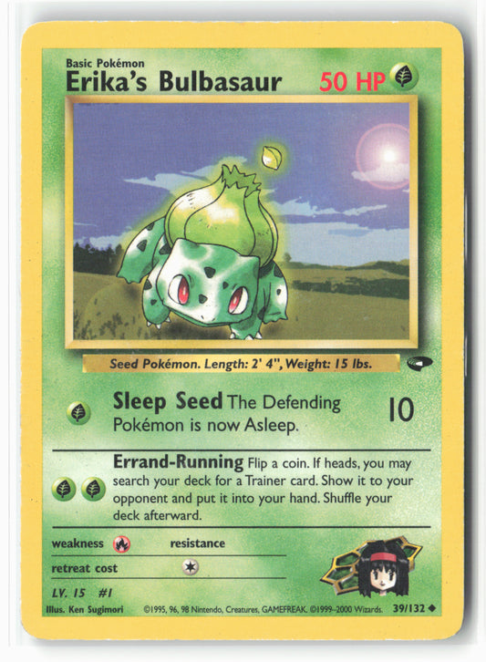 Gym Challenge #039/132 Erika's Bulbasaur Non-Holo - 16077