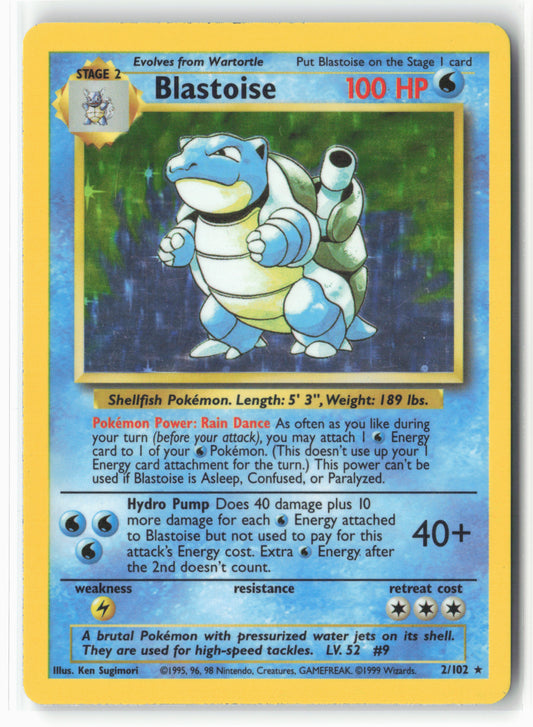 Base Set #002/102 Blastoise Holo - 16078