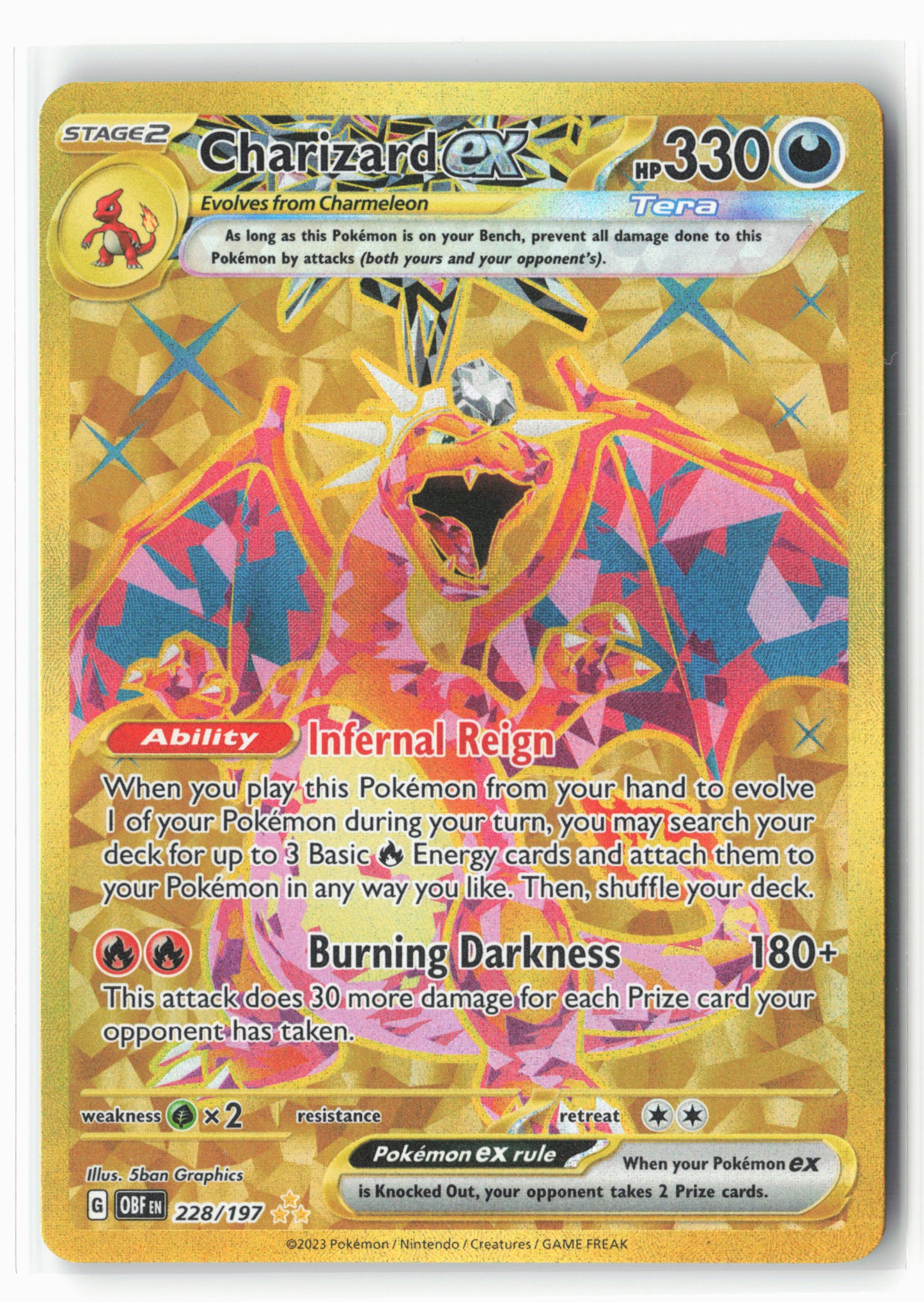 SV03: Obsidian Flames #228/197 Charizard ex Holo - 16086