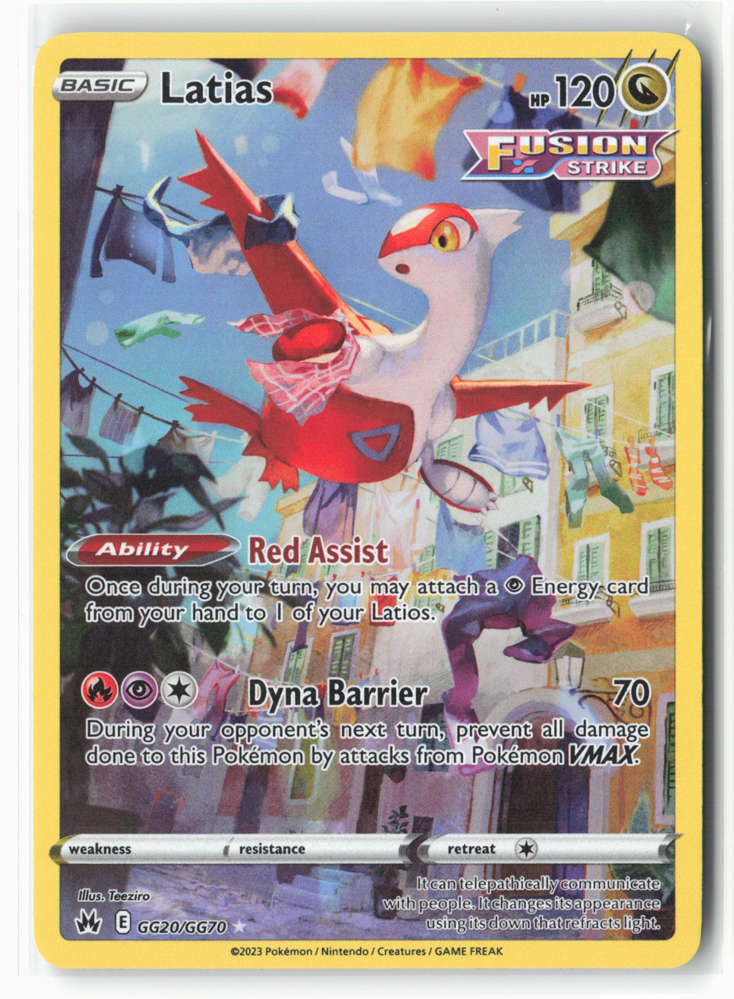 Crown Zenith: Galarian Gallery #GG20/GG70 Latias Holo - 16095