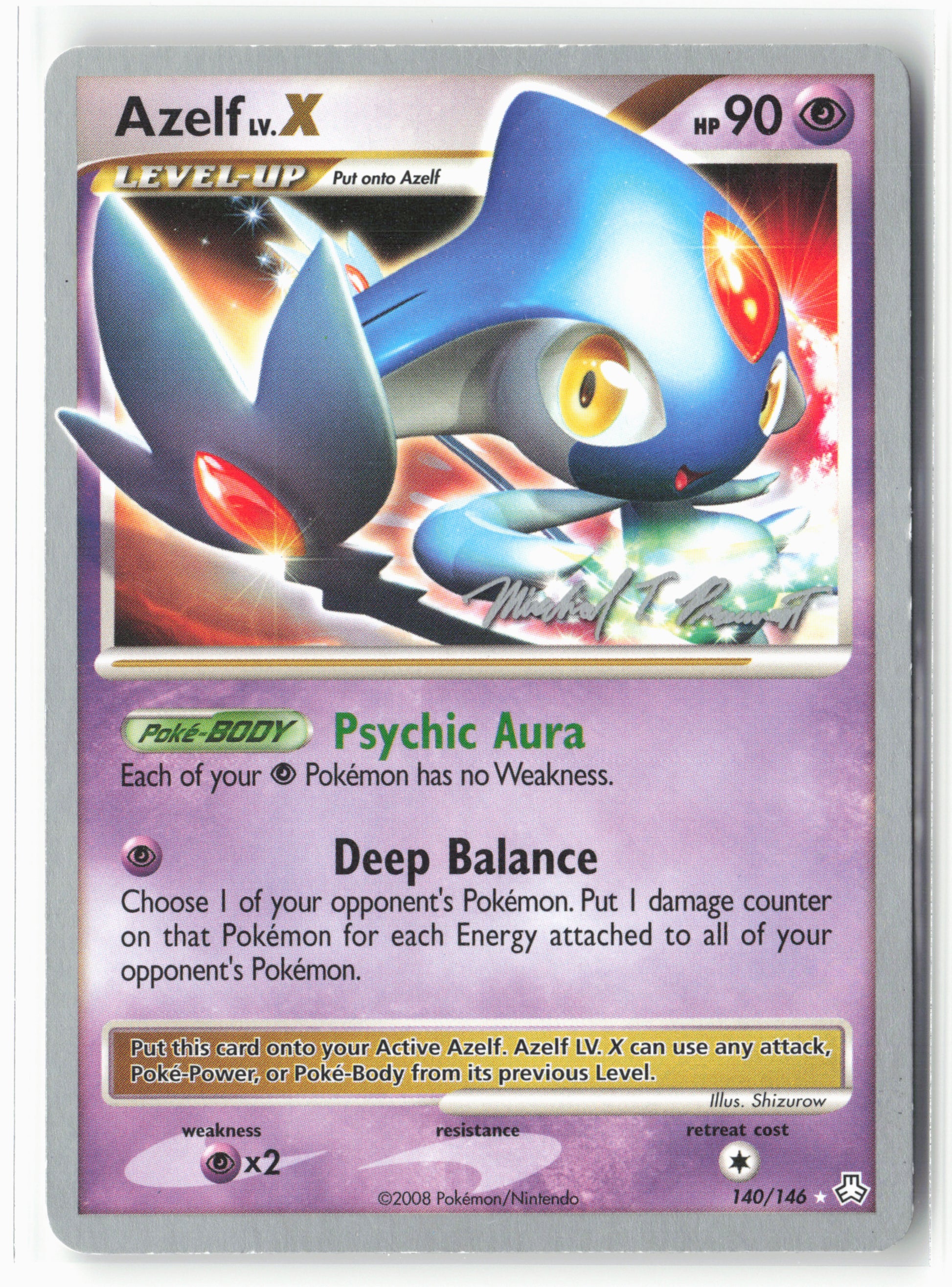 World Championship Decks #140/146 Azelf LV.X Non-Holo - 16097