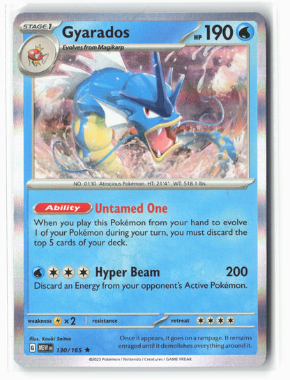 SV: Scarlet & Violet 151 #130/165 Gyarados Holo - 16102