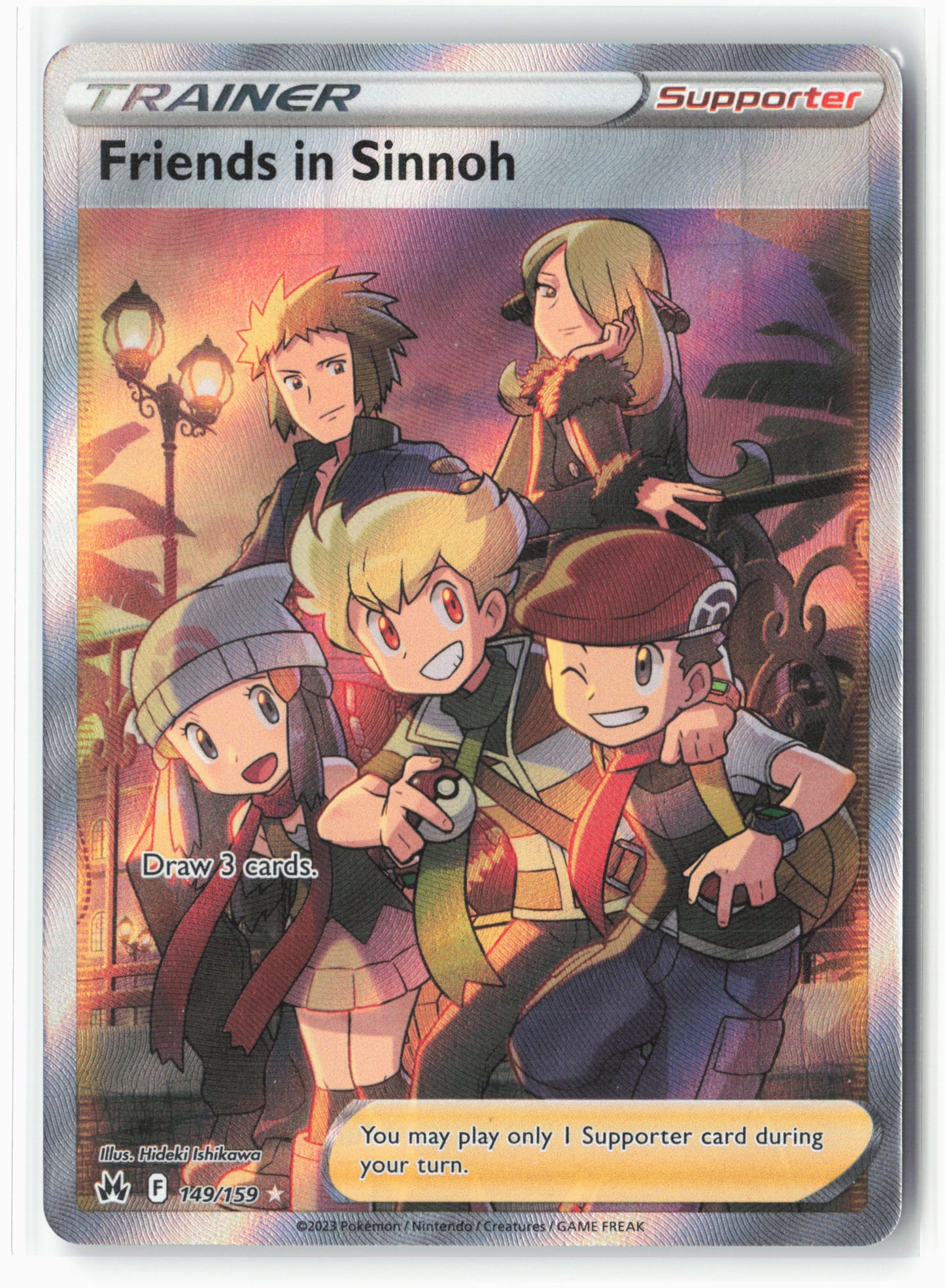 Crown Zenith #149/159 Friends in Sinnoh (Full Art) Holo - 16110