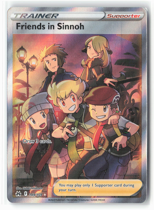 Crown Zenith #149/159 Friends in Sinnoh (Full Art) Holo - 16110