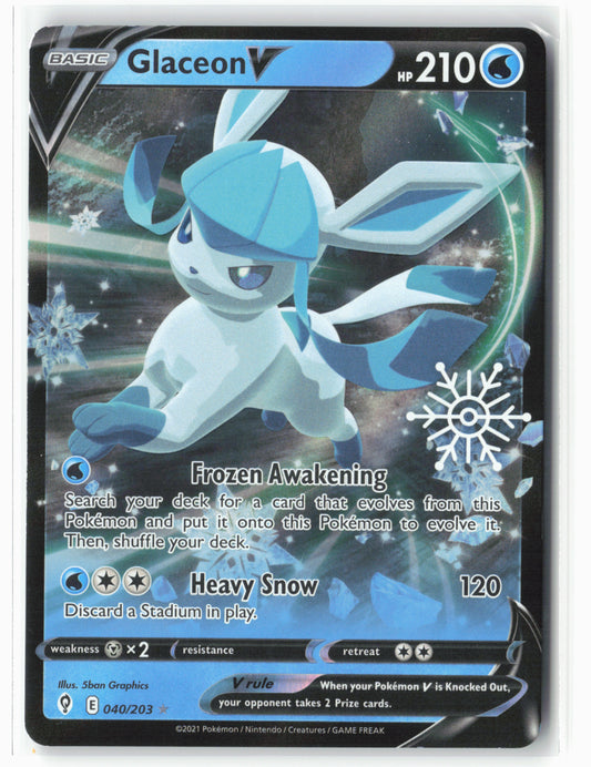 Miscellaneous Cards & Products #040/203 Glaceon V Holo - 16115