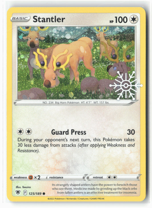 Miscellaneous Cards & Products #125/189 Stantler Holo - Swirl - 16121