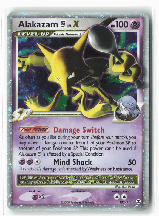 Rising Rivals #103/111 Alakazam E4 Lv.X Holo - 16125
