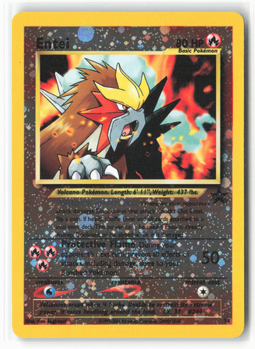 WoTC Promo #34/53 Entei Reverse Holo - Swirl - 16131