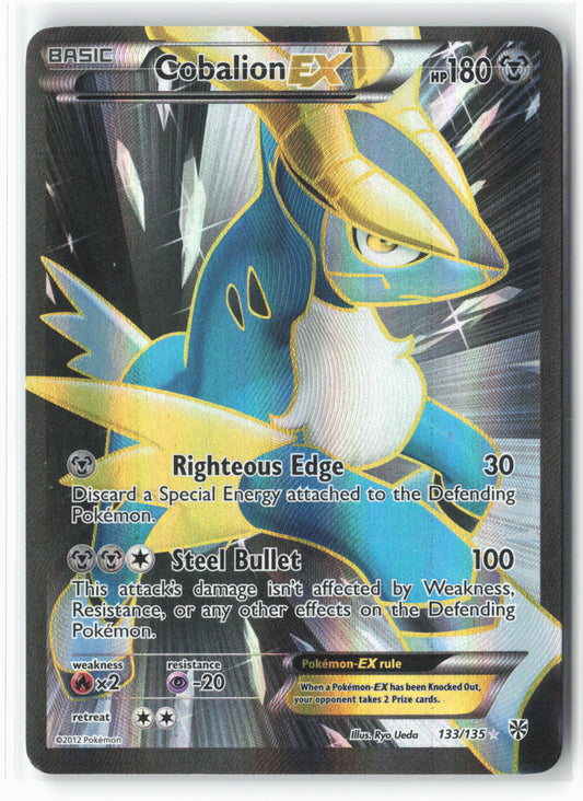 Plasma Storm #133/135 Cobalion EX (133 Full Art) Holo -16133
