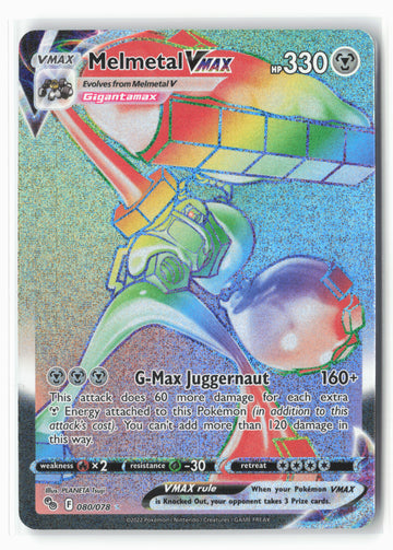 Pokemon GO #080/078 Melmetal VMAX (Secret) Holo - 16134