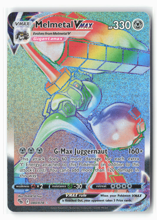 Pokemon GO #080/078 Melmetal VMAX (Secret) Holo - 16134