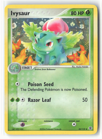 FireRed & LeafGreen #35/112 Ivysaur Reverse Holo - Swirl - 16136