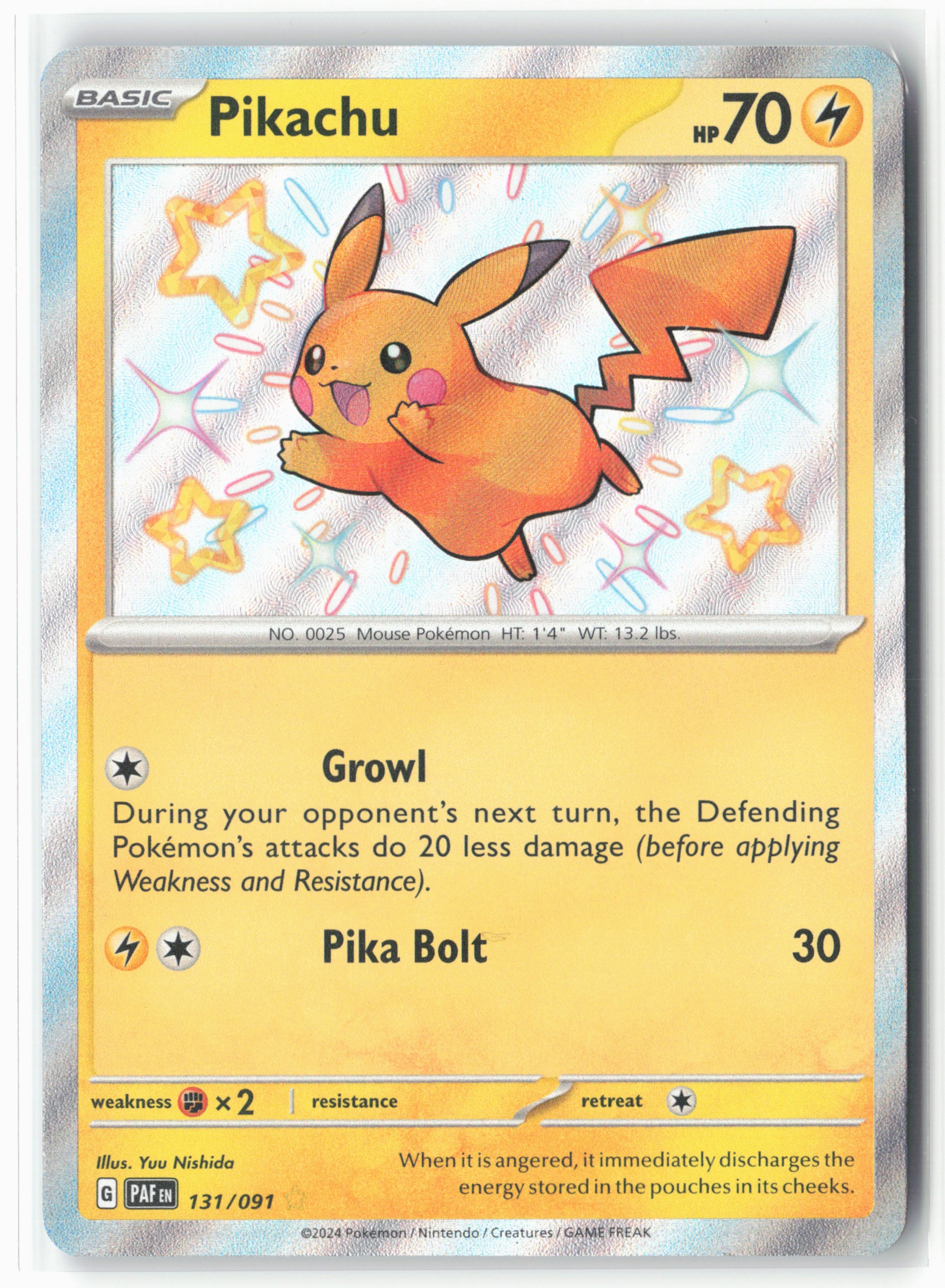 SV: Paldean Fates #131/091 Pikachu 16143