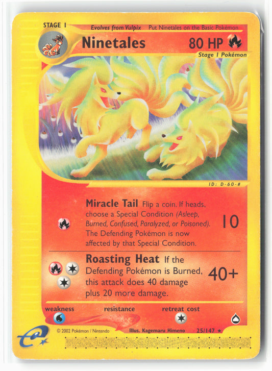 Aquapolis #025/147 Ninetales Non-Holo - 16145